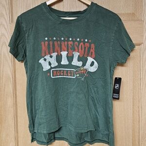 Minnesota Wild Green‎ T-Shirt NHL Small